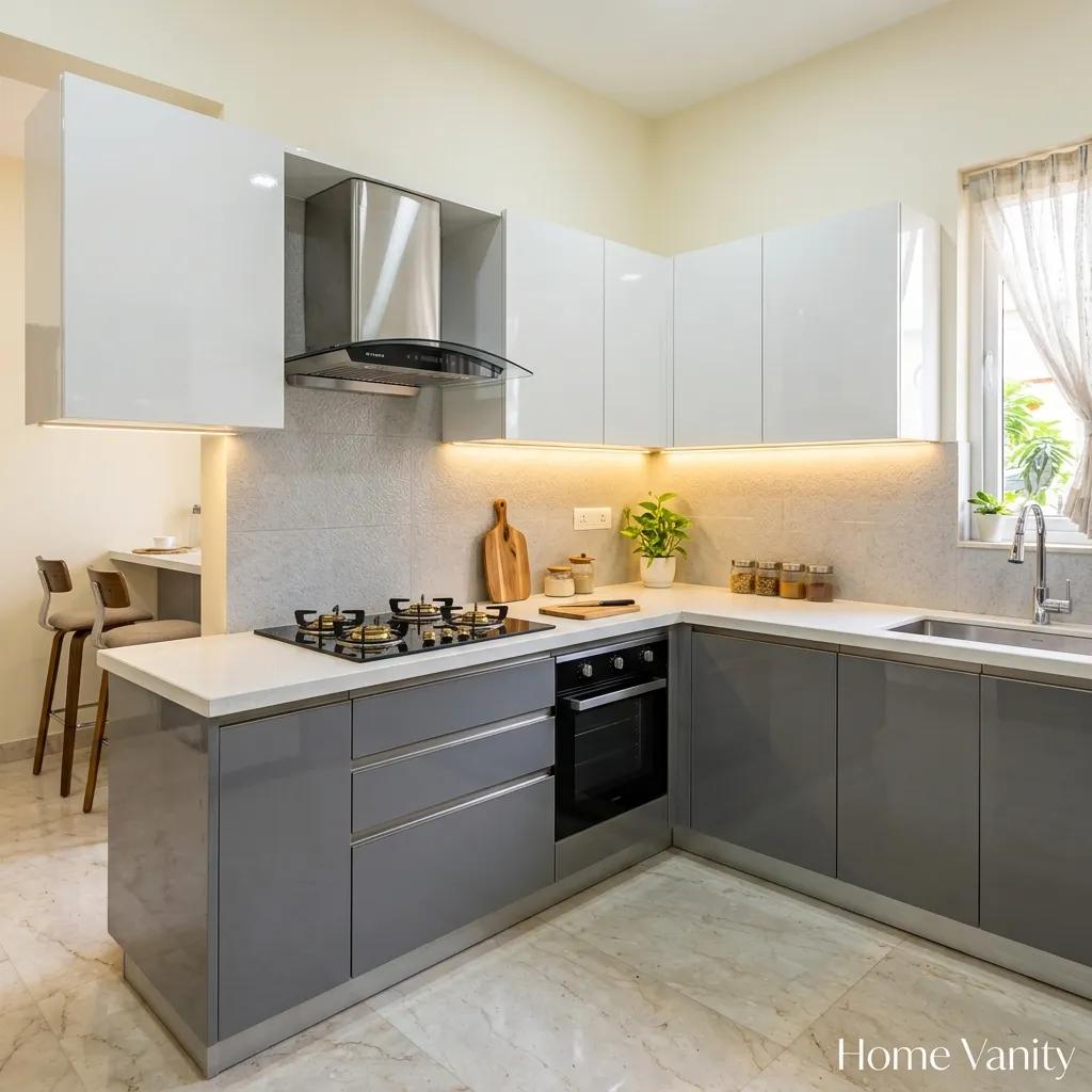 PVC / WPC Modular Kitchen